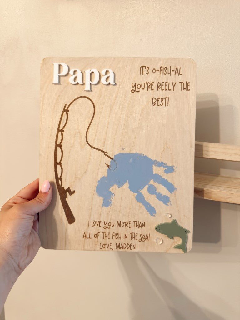 Handprint Fishing Board