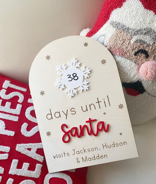 Santa Countdown Board