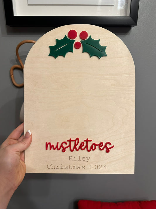 "Mistletoes" Paint it Yourself Board