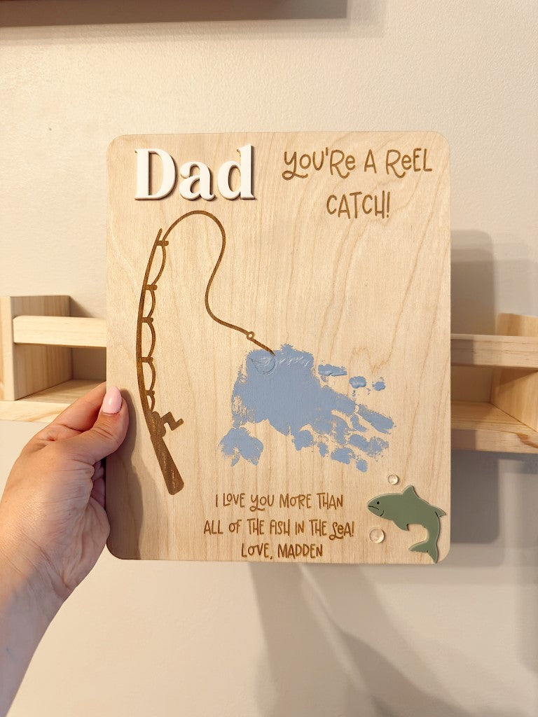 Handprint Fishing Board