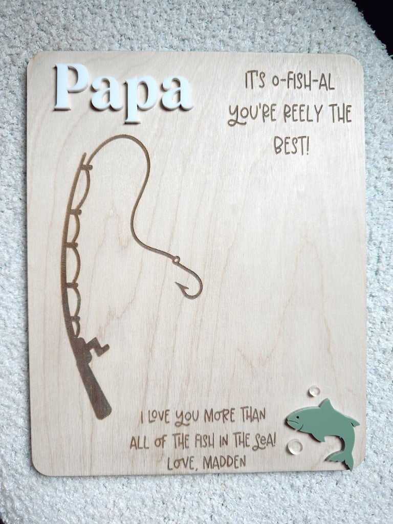 Handprint Fishing Board